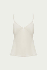 JEAN SILK-COTTON CREPE CAMISOLE