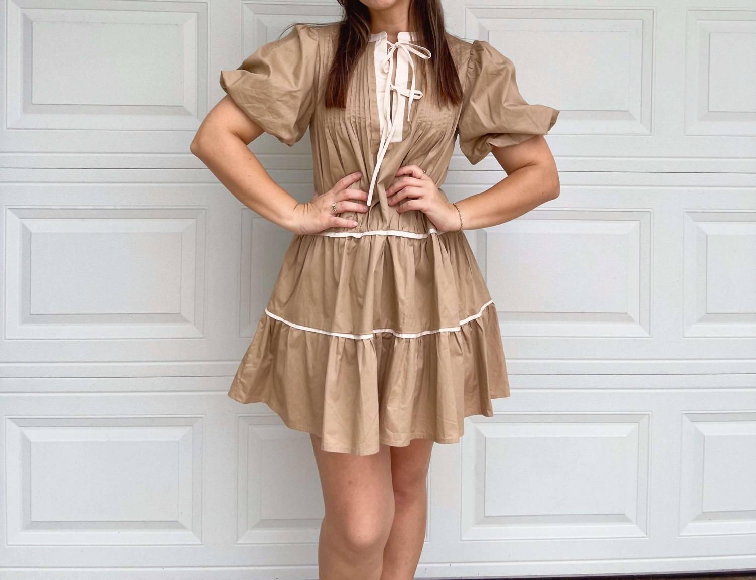 In The Beginning - Tiered Mini Dress