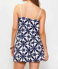 Skies Are Blue - Sleeveless Embroidered Cami Top