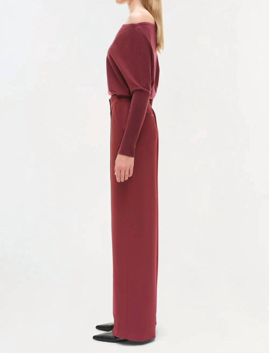 Simkhai - Kyra Satin Wide Leg Pants