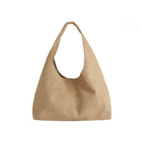 Handbag Factory Corp - Women's Vegan Suede Hobo Bag