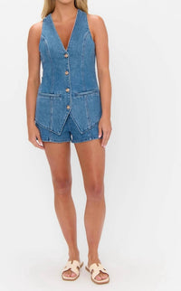 Show Me Your Mumu - Venture Out V-neck Romper