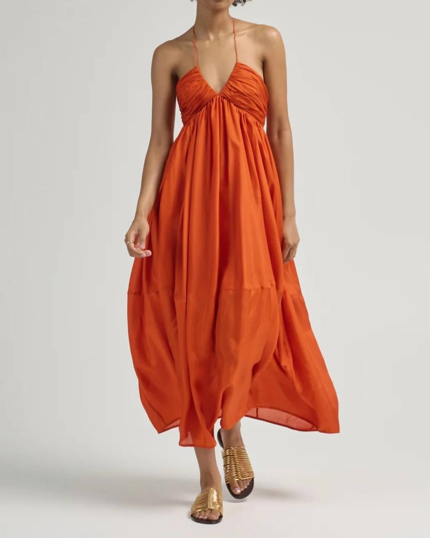 Entro - Hallie Halter Midi Dress