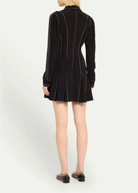 Ulla Johnson - Roanne Topstitched Button Front Mini Dress