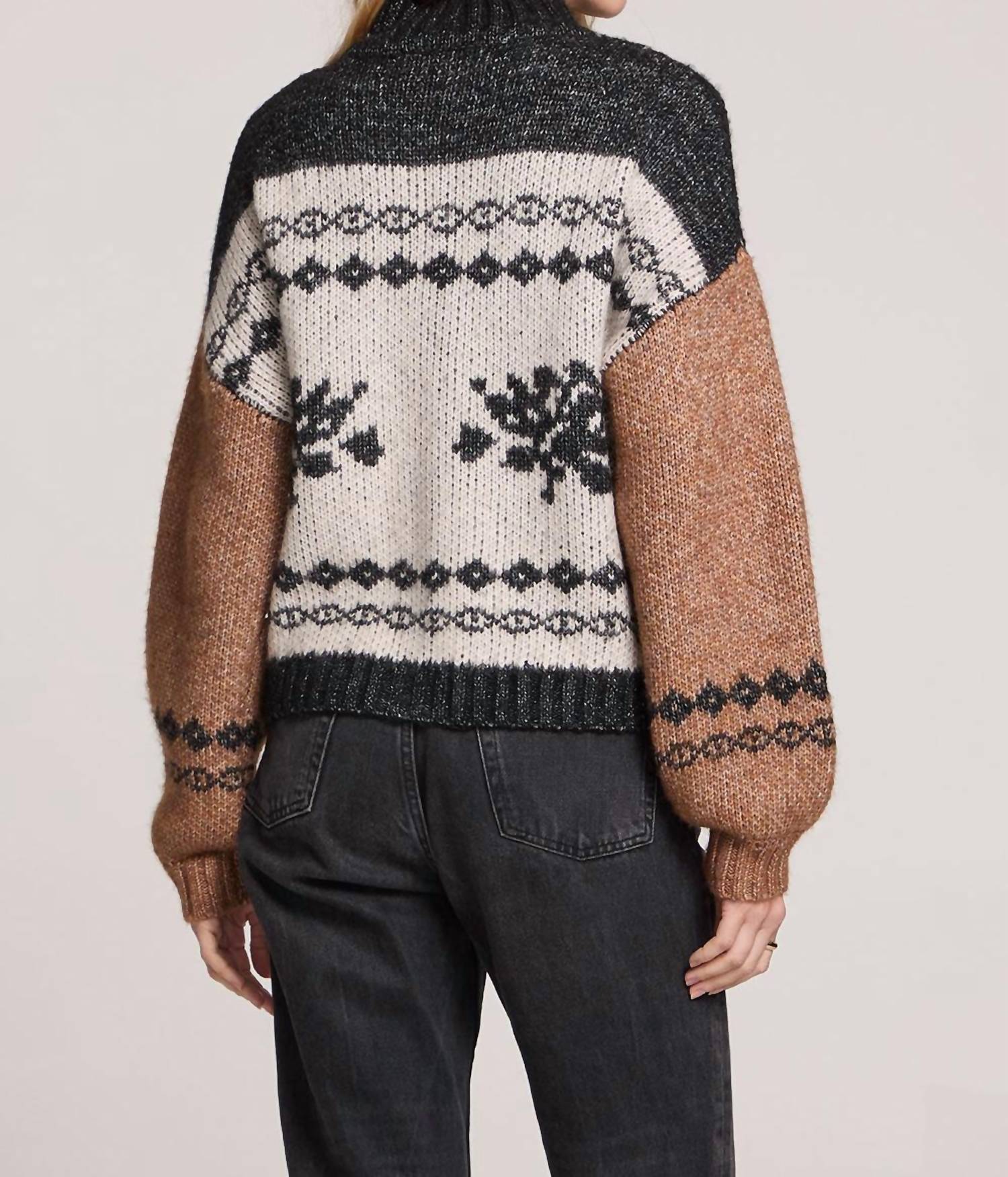 Saltwater Luxe - Zip Up Rose Printed Cardigan