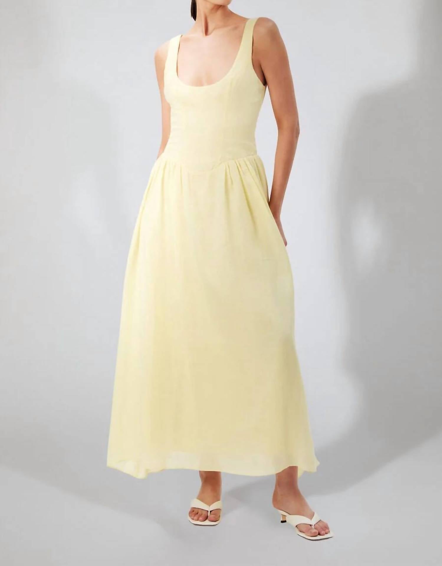 Bardot - Lawrence Scoop Neck Midi Dress