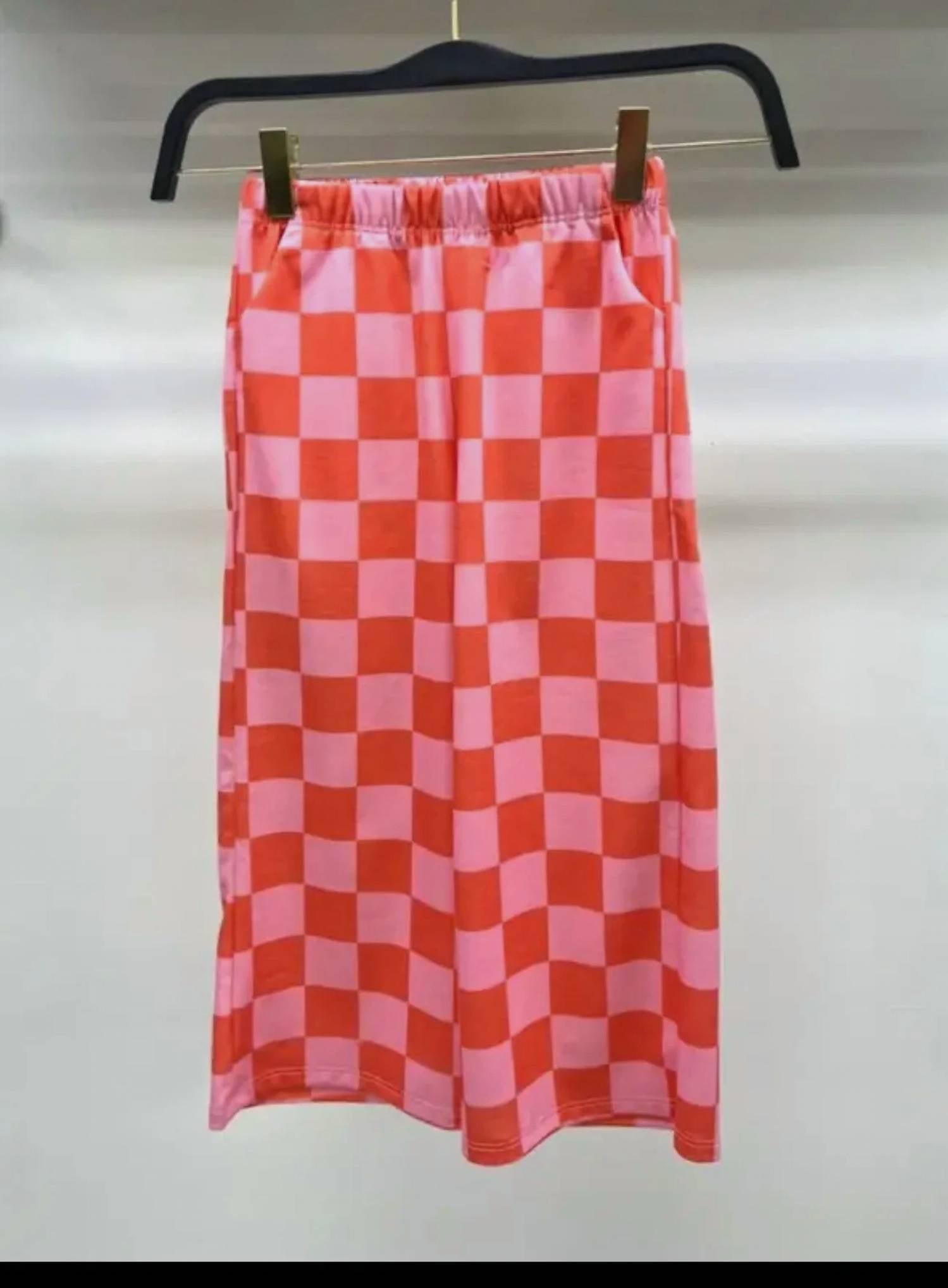Jade By Jane - Women's Checkered Mini Me Pants