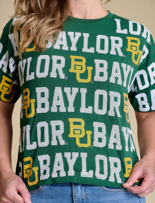 Stewart Simmons - The Sequin Repeat Tee Baylor