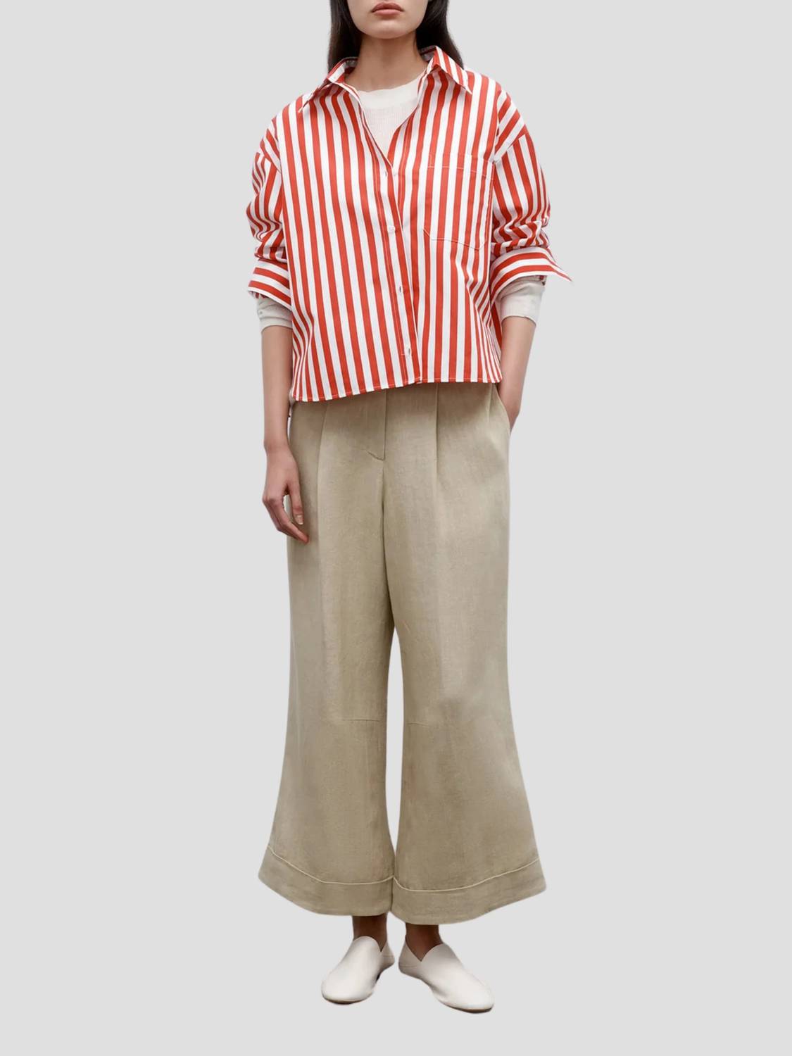 Twp - Houston St Wide Leg Cropped Pant