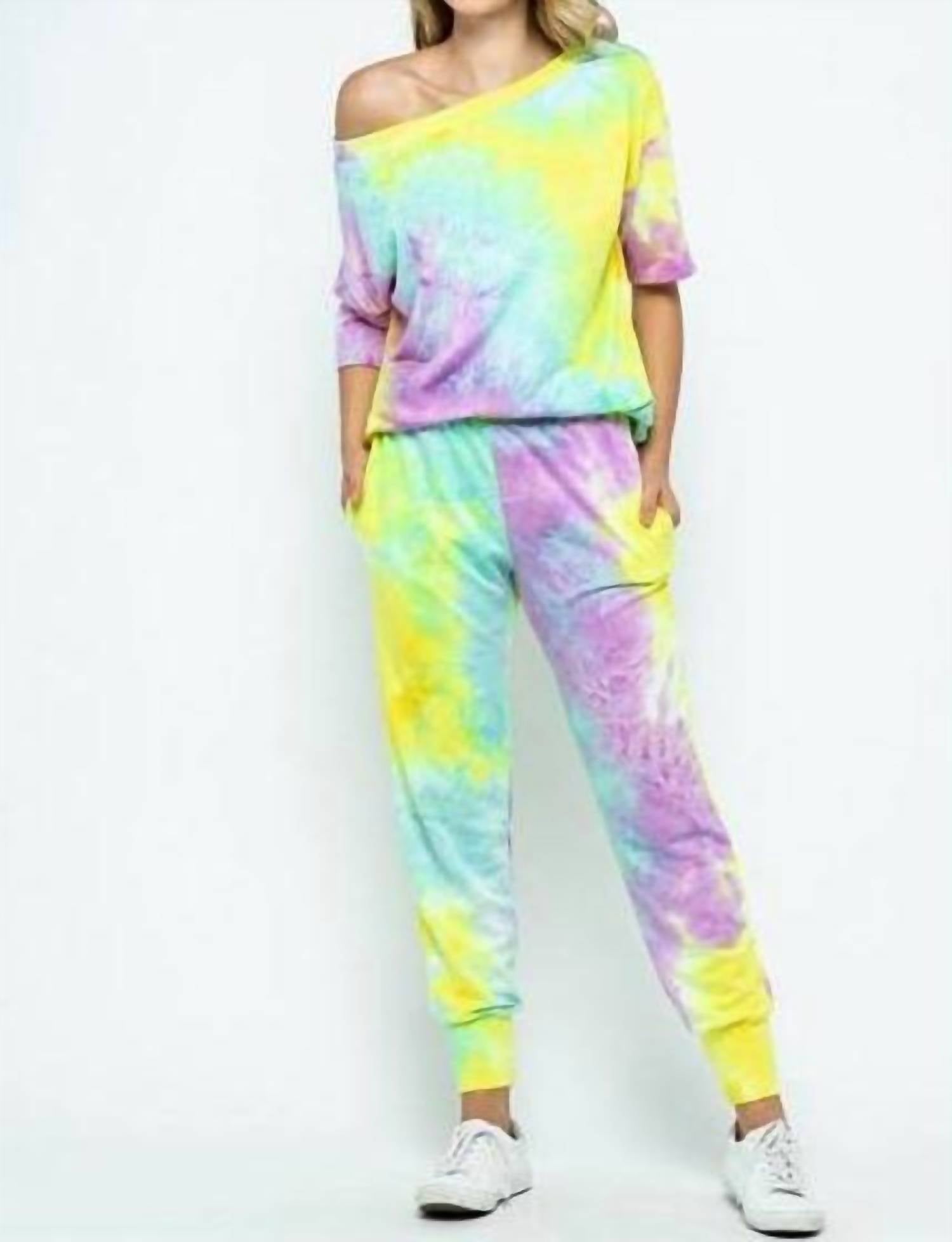 Ellis - Riki Tie Dye Jogger Set