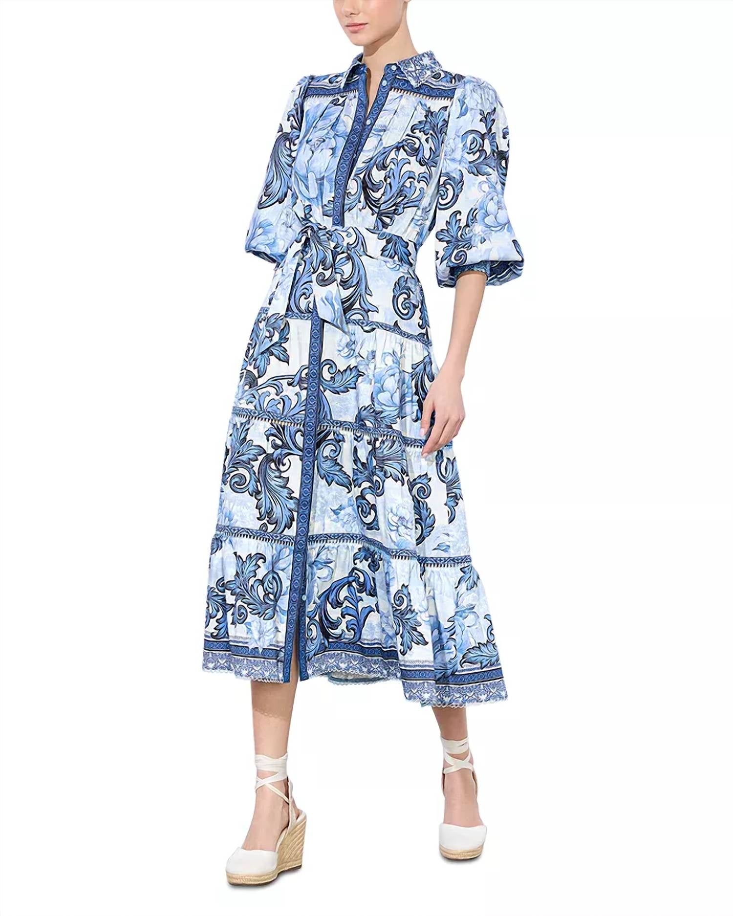 Alice + Olivia - Geneva Midi Dress