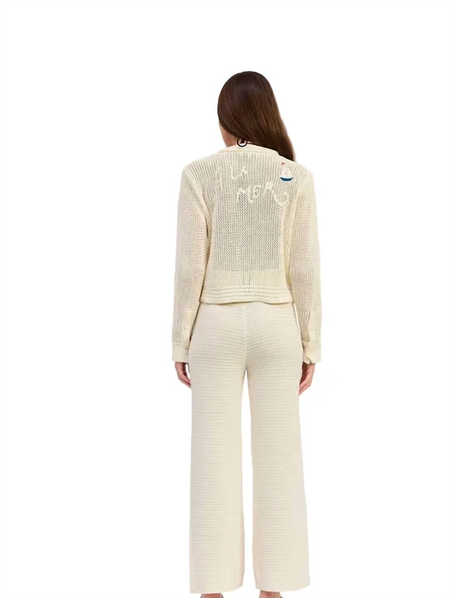 En Saison - Faye Embroidered Top