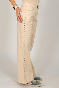 Habitual - Kenna Studded Wide Leg Jean