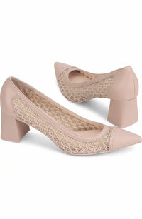 Agl - Women's Crochet Block Heels