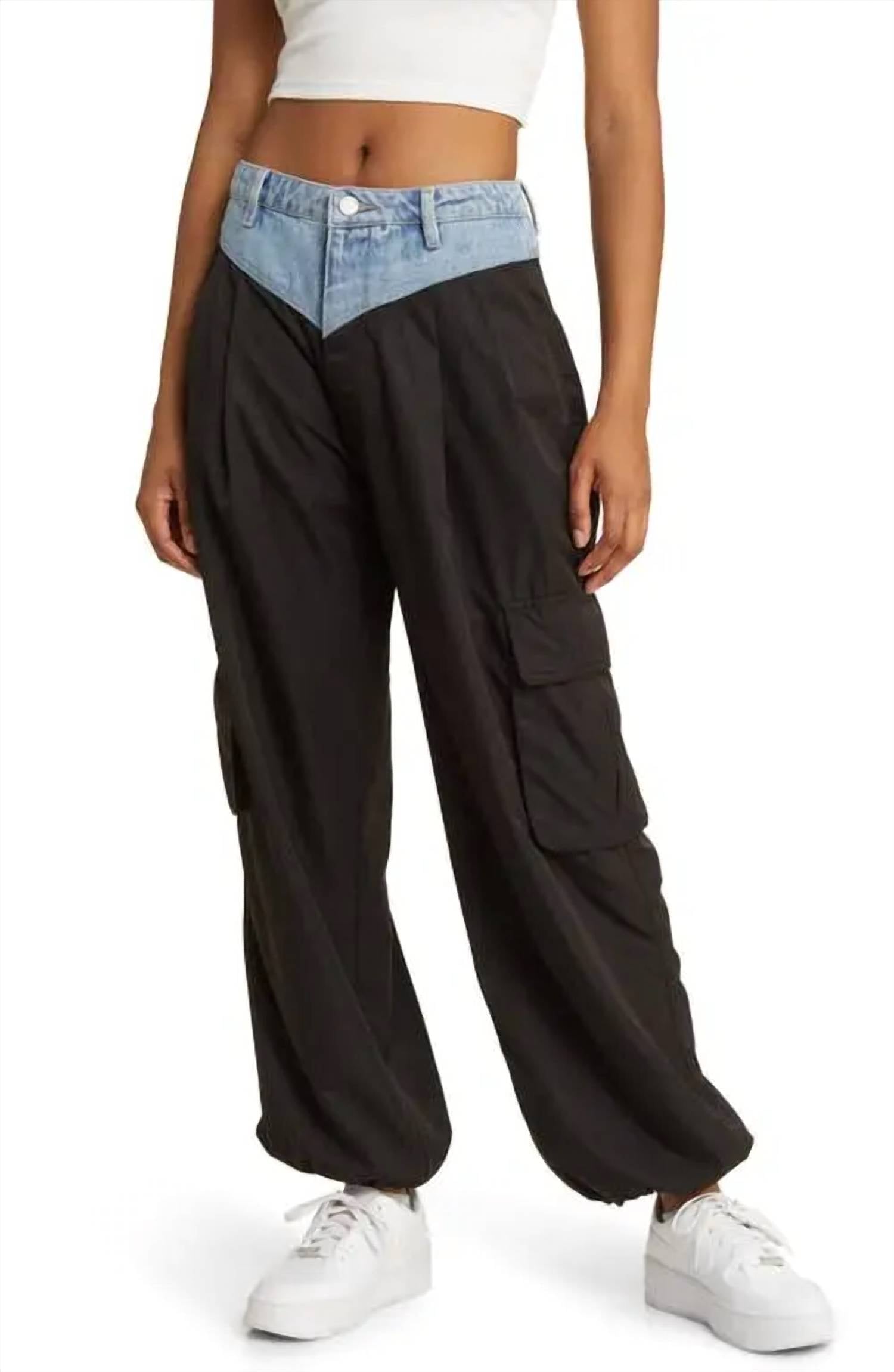 Ee:Some - Color Block Track Pant