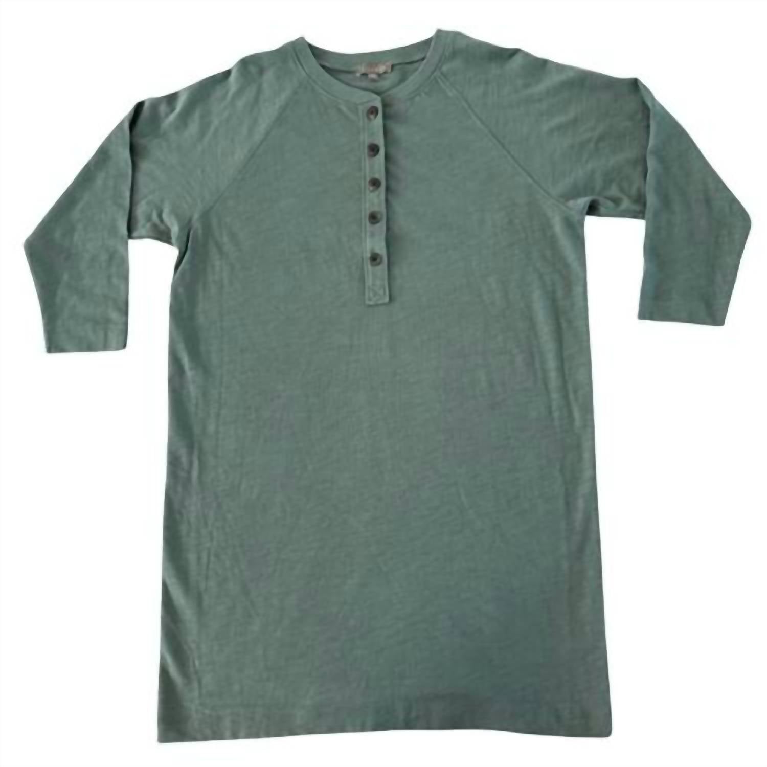 Lilla P - Women's Henley 3/4 Sleeve Dress