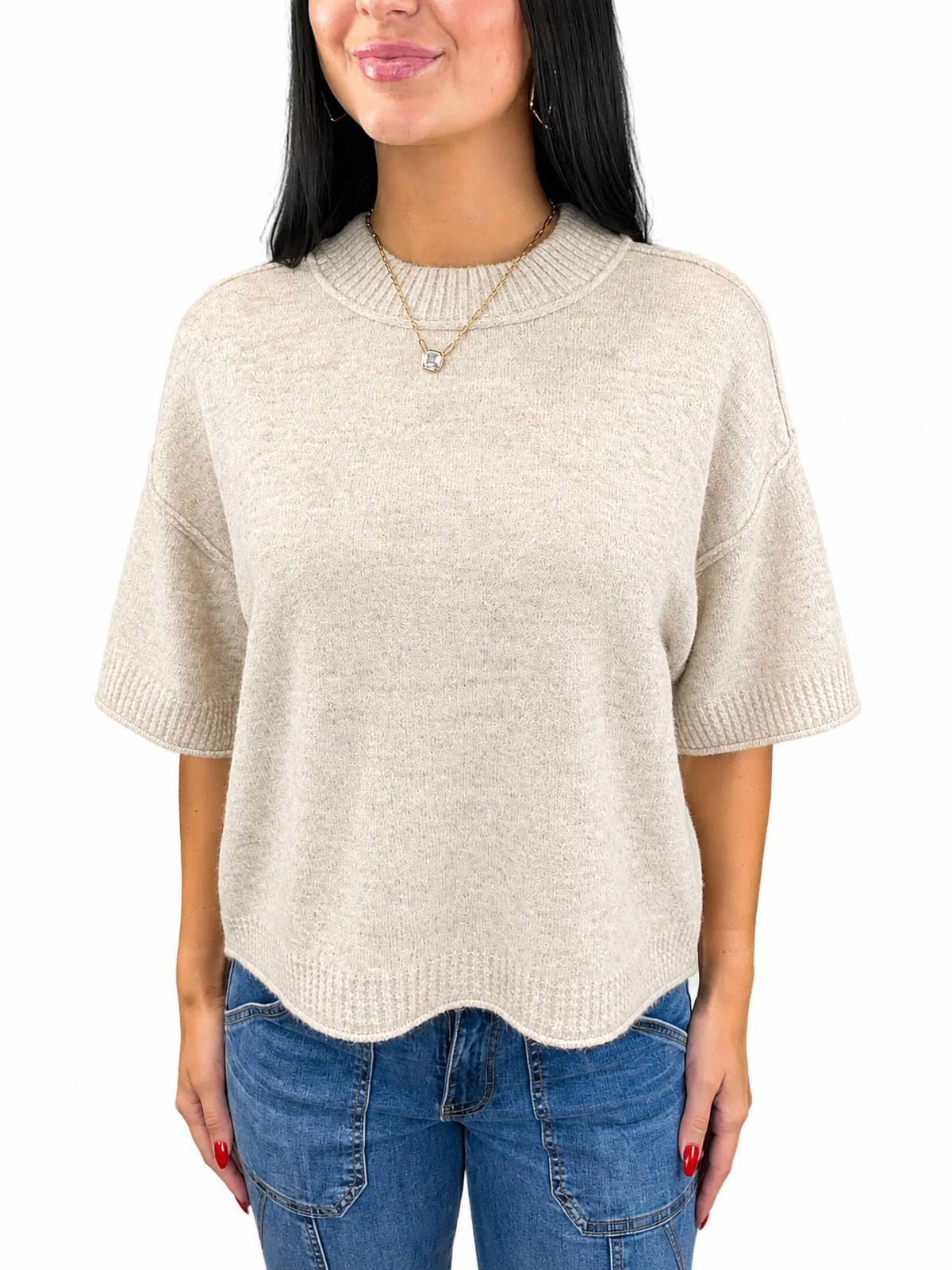 Mb By Tribal - Lofty Elbow Sleeve Sweater