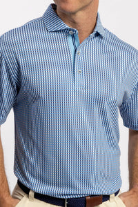 Turtleson - Men's Hayden Gingham Diamond Knit Polo Shirt