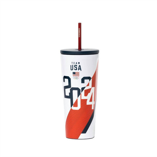 Corkcicle - Cold Cup Team Usa 2024 Line Wave - 24oz.