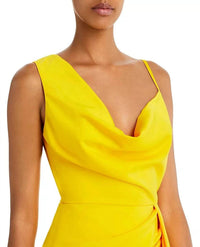 Lavish Alice - Asymmetrical Cowl Neck Dress