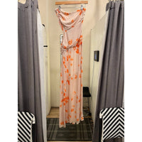 Stillwater Women's Maxi Dress in tan and orange - women's dress