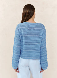 Bella Dahl - Textured Crew Neck Sweater