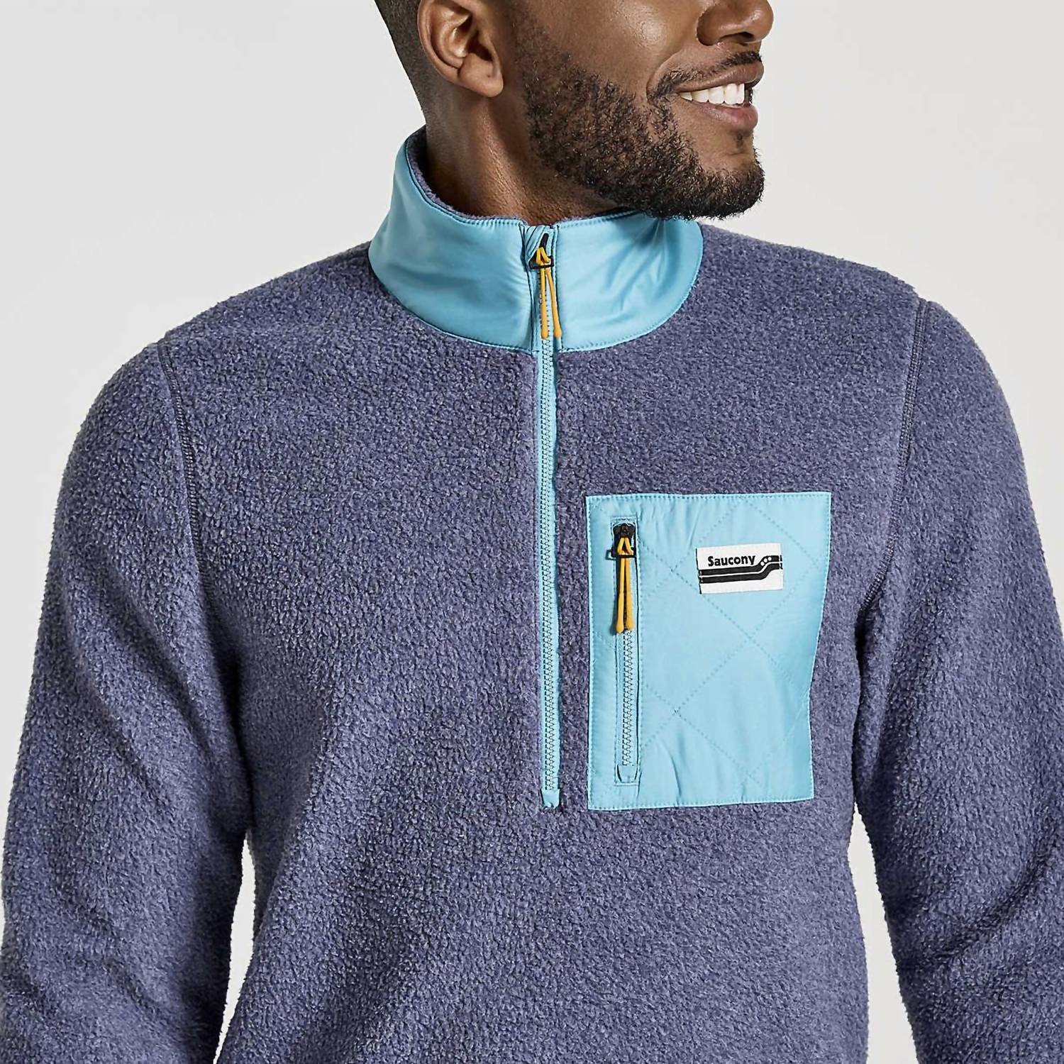 Saucony - Rested Sherpa Quarter Zip Sweater