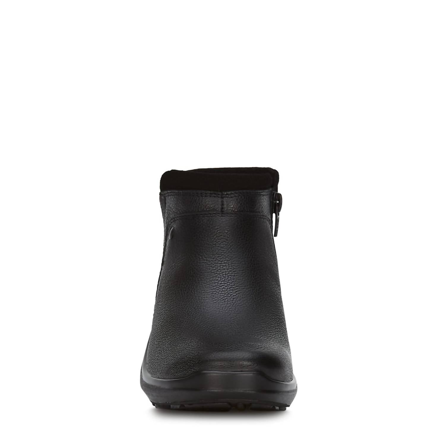 Andrea Women's Leather Ankle Boots in black - women's shoe - alternate view