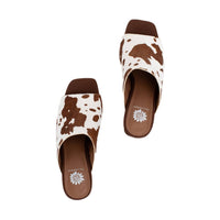 Yellowbox - Women's Cataline Cow Print Heels