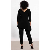 Sympli - Reversible Angle 3/4 Sleeve Top