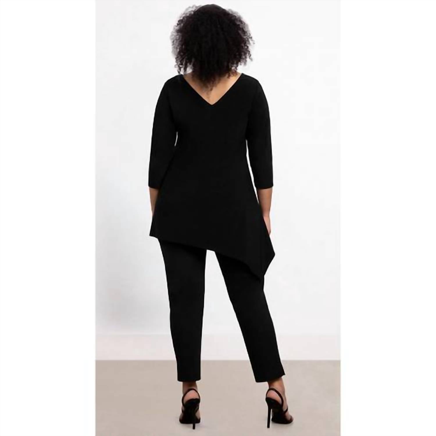 Sympli - Reversible Angle 3/4 Sleeve Top