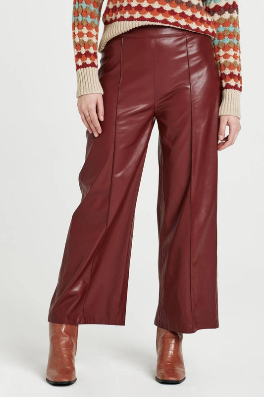 Sale Sparkle Wide Leg Cropped Pant