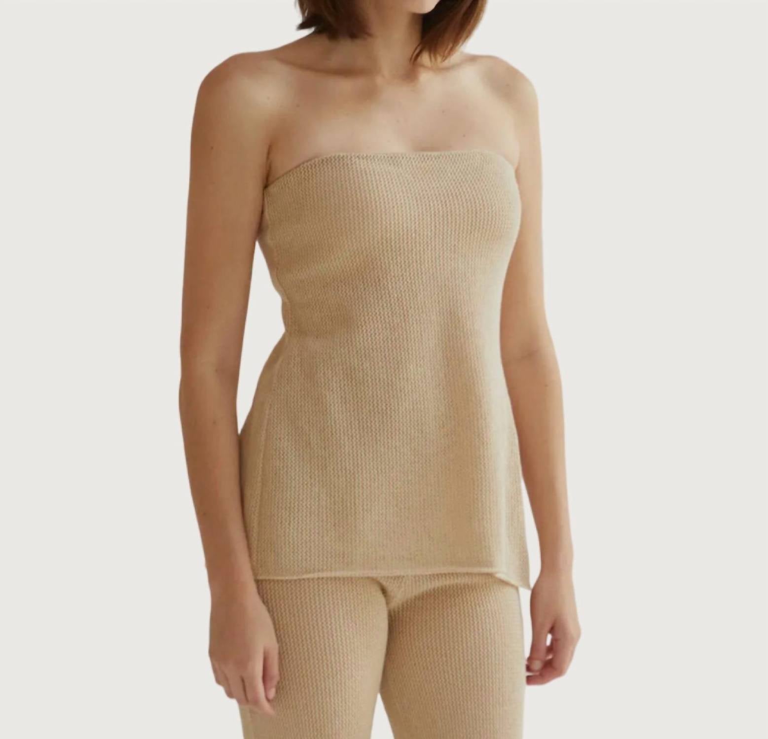 Crescent - Brookie Crochet Knit Top