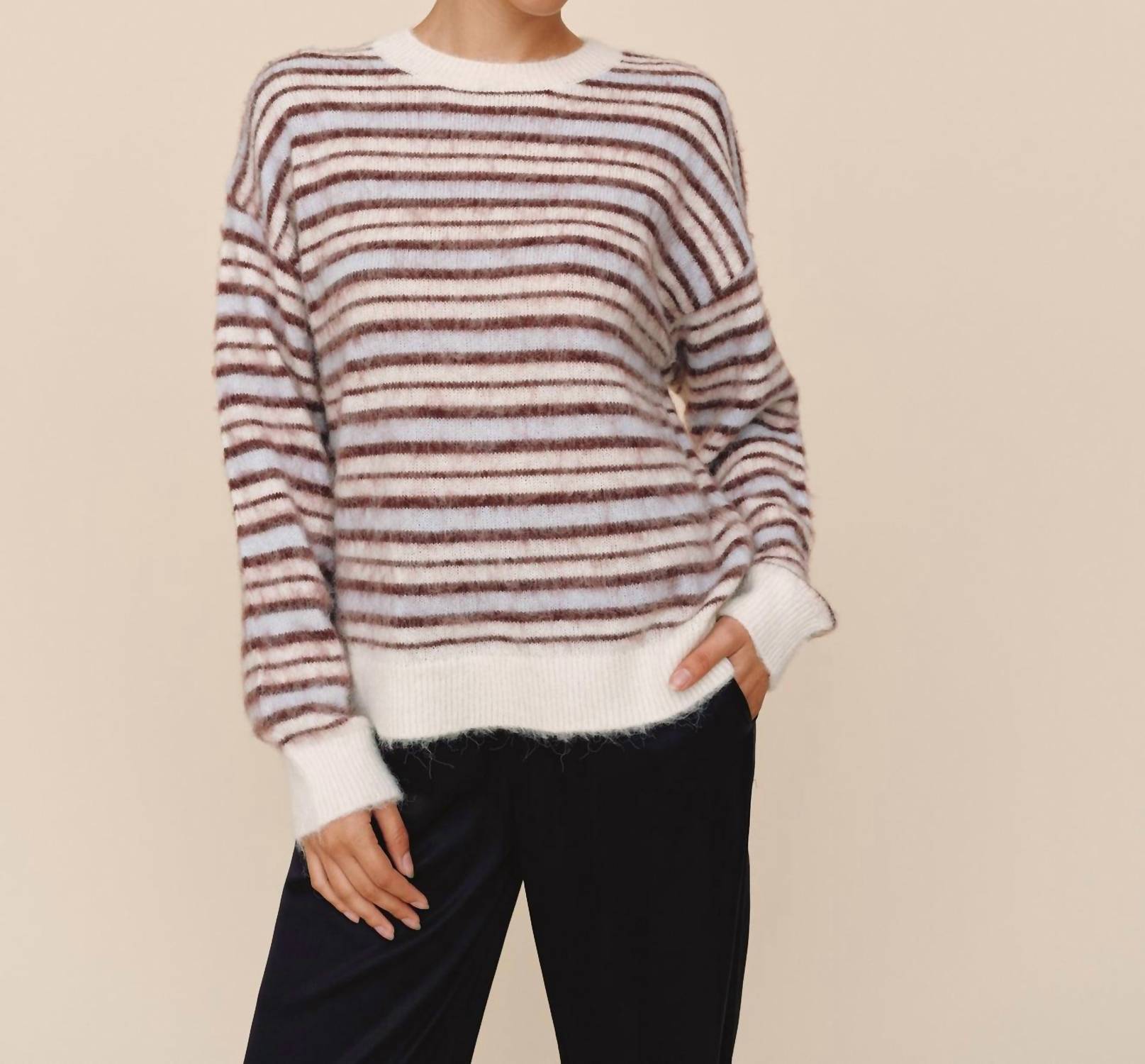 Bella Dahl - Striped Crewneck Sweater