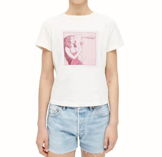 Re/Done - Classic Drink Wine Tee