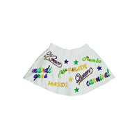 Babe New Orleans - Mardi Gras Explosion Sequin Skort