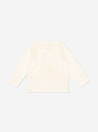 Stella Mccartney - Baby Girl Long Sleeve Tee With Lama Print