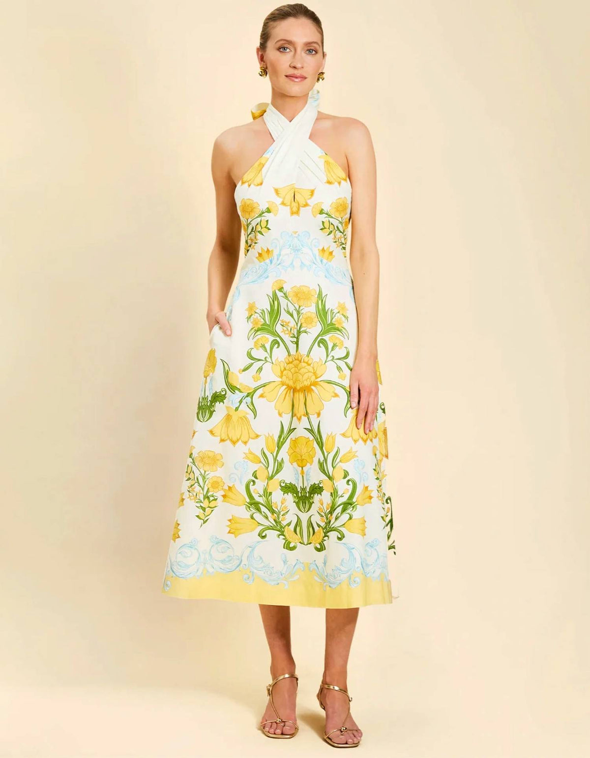 Mestiza New York - Copacabana Halter Midi Dress