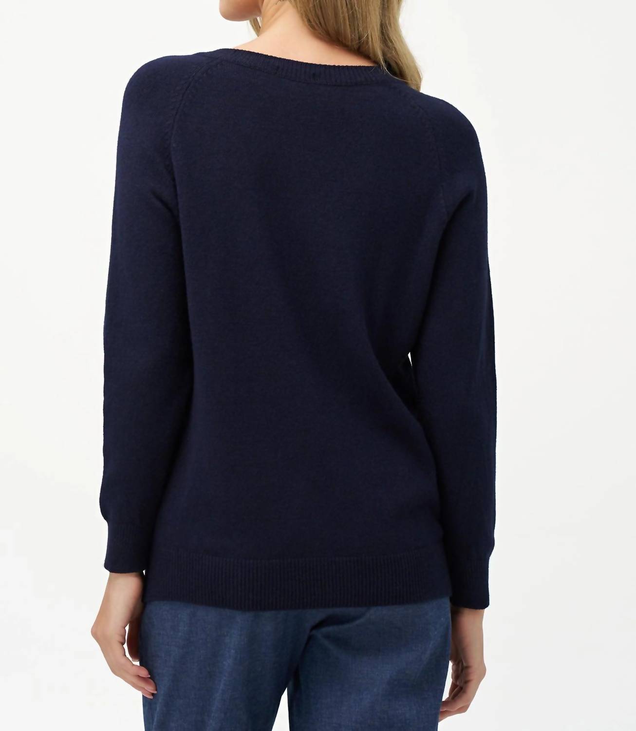 M Made In Italy - V-neck Knit Sweater