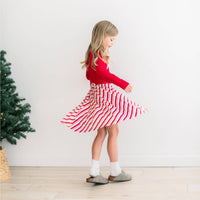 Kickee - Kid's Long Sleeve Twirl Dress With Pockets