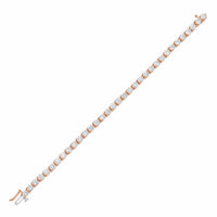 Diana M Jewels - Women's Round Lab-Grown Diamond Tennis Bracelet (6.00 Ct) - Elegant