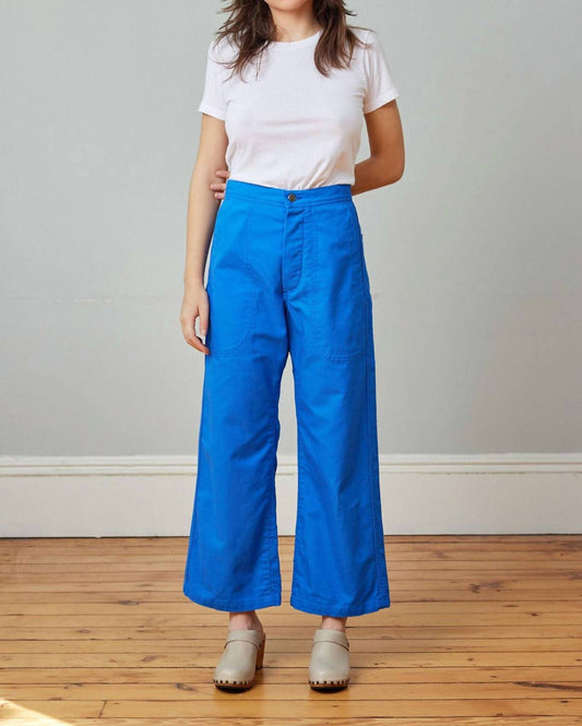 Uqnatu - High Rise Wide-leg Crop Sailor Pant