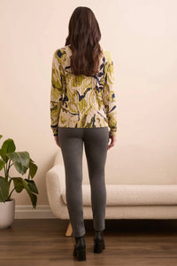Tribal - Cable Cotton Crew Neck Sweater