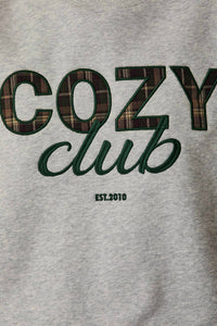 Sunday Edition - Cozy Club Embroidered Sweatshirt & Sweatpants Set