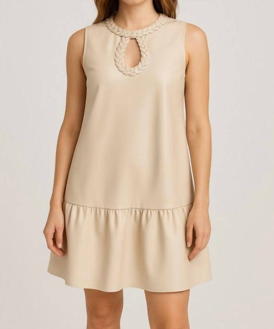 Fate - Braided Keyhole Vegan Tiered Dress