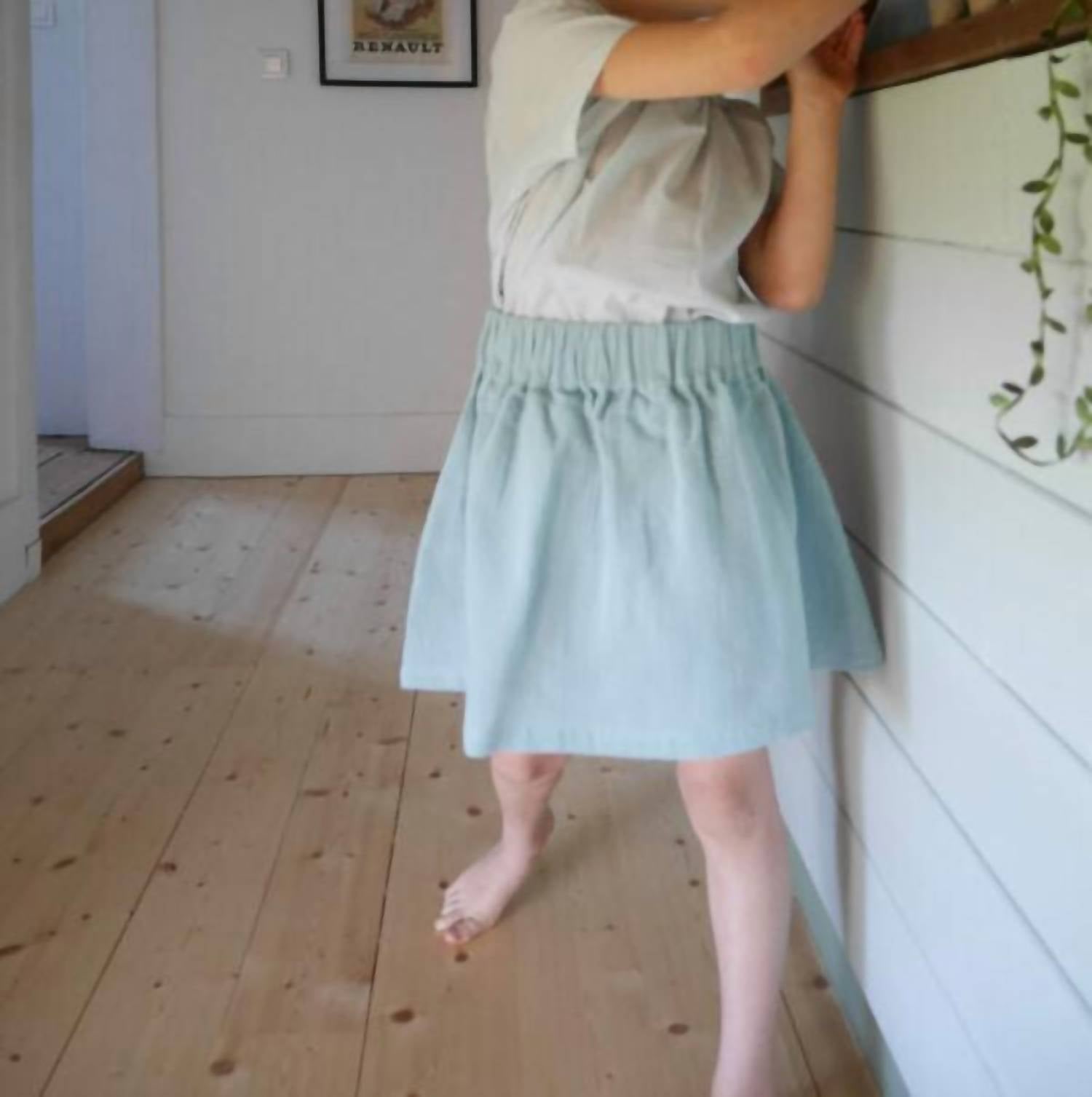 La Petite Francaise - Girl's Cotton Mini Skirt