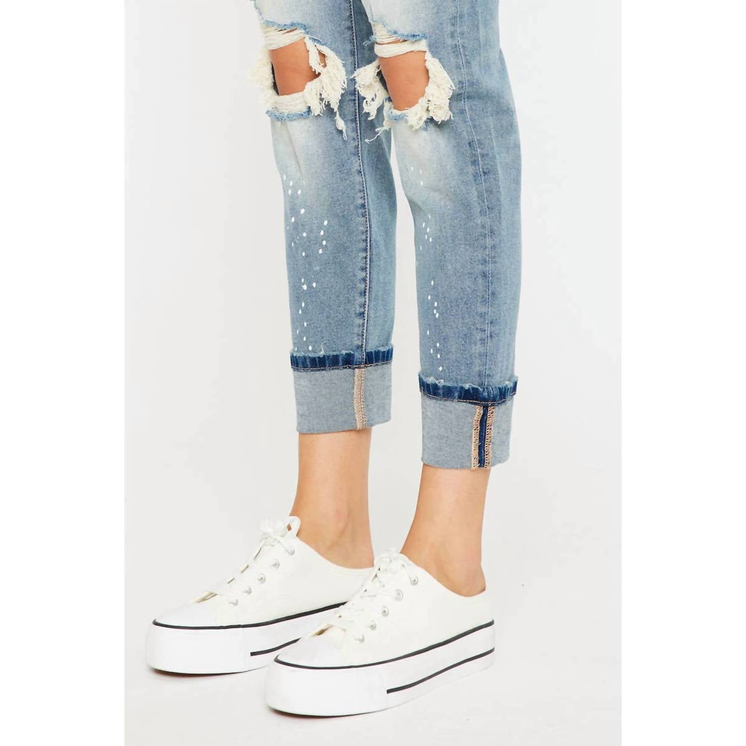 Kancan - High Rise Boyfriend Jeans