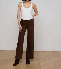 L'Agence - Joanne Low Rise Wide Leg Jean
