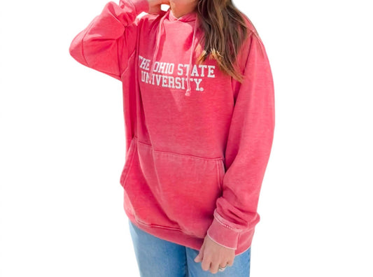 Chicka-D - The Ohio State University Burnout Hoodie