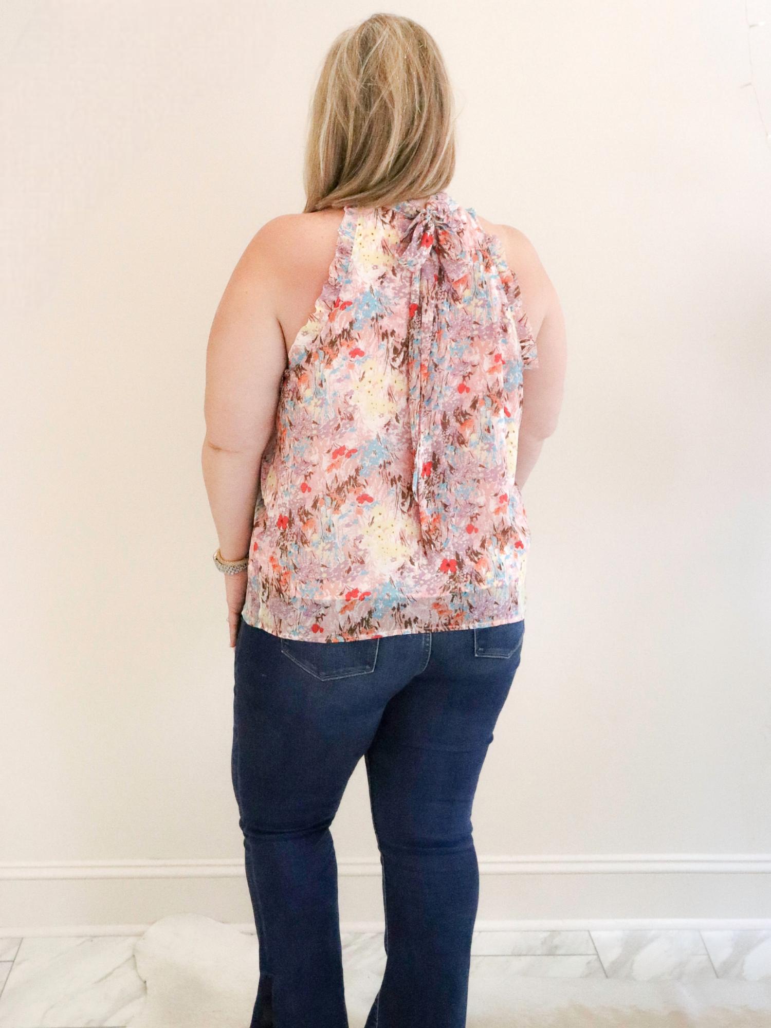 YORYO CHIFFON FLORAL TOP